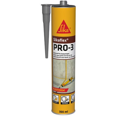 Selante elástico - Sikaflex® PRO-3 Purform® - Sika France SAS - à base de poliuretano / para impermeabilização / para concreto