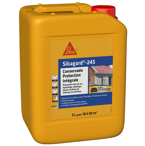 Tratamento de proteção líquido - Sikagard®-245 - Sika France SAS - hidrófugo / para ambiente externo / para ambiente interno