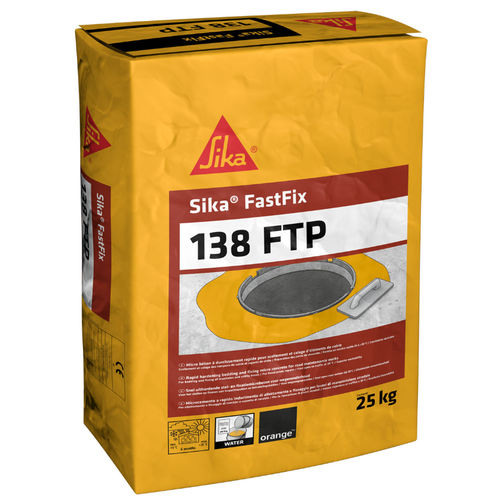 Microbetão para ambiente externo - Sika FastFix®-138 FTP - Sika France SAS - para via pública / para trabalhos rodoviários / efeito de concreto encerado