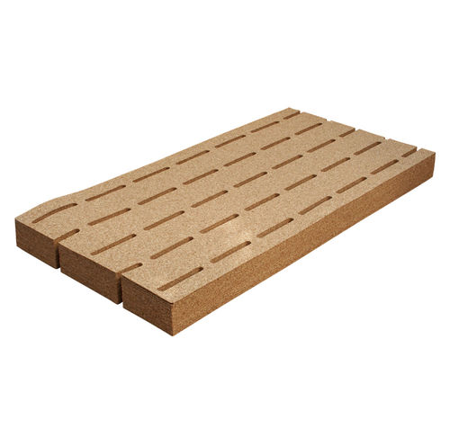 Camada de absorção acústica em folhas - Acouflex® PC 3 - Sika France SAS - em cortiça / para piso de madeira