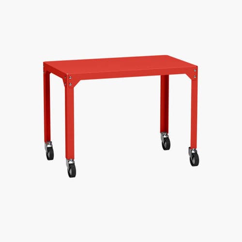 Mesa de jantar contemporânea - Hegoa - Matière Grise - em aço galvanizado / com base em aço galvanizado / retangular