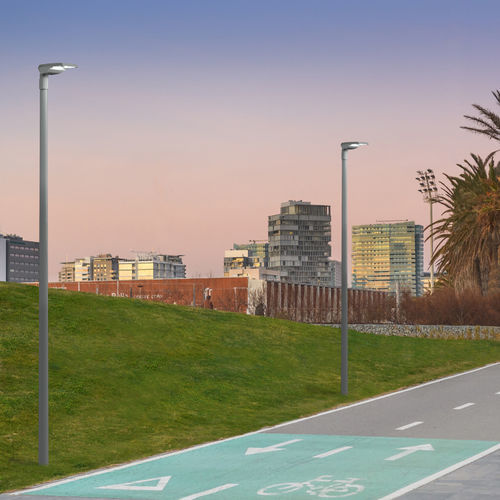 Poste de iluminação pública - VEKA PEDASTRIAN CROSSINGS - CARANDINI - contemporâneo / em alumínio / de LED