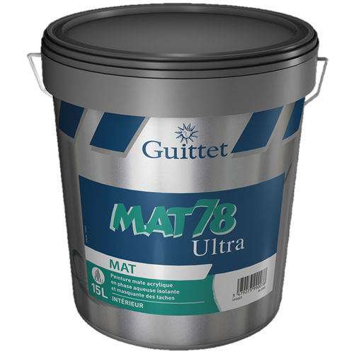 Tinta isolante - MAT 78 ULTRA - GUITTET - de desumidificação / para ambiente interno / para parede