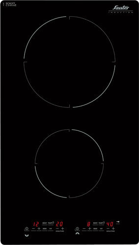 Cooktop vitrocerâmico - STI960B - Sauter - de indução / 2 bocas / de embutir