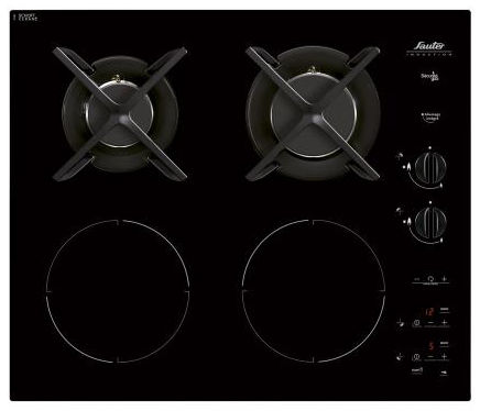 Cooktop vitrocerâmico - STI963B - Sauter - de indução / a gás / 4 bocas