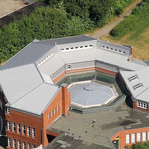 Cobertura metálica - RIB-ROOF 465 - Zambelli GmbH & Co. KG - zipada / nervurada