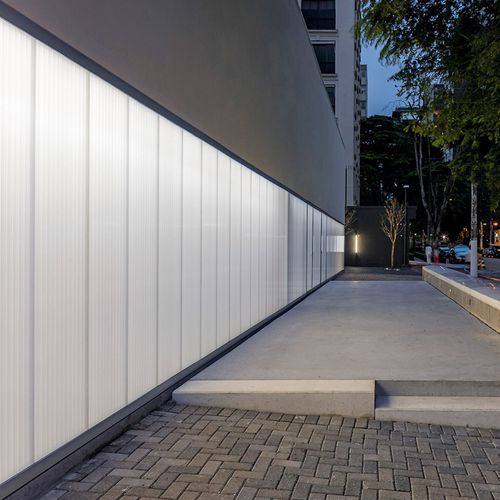 Painel de revestimento - MULTIWALL  - Akripol d.o.o. - de revestimento / em policarbonato / liso