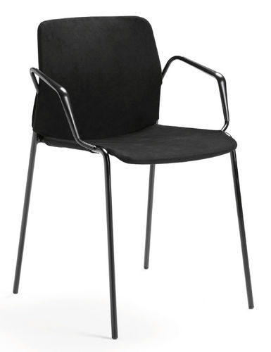 Cadeira de restaurante contemporânea - RISTO - mitab - para ambiente interno / em tecido / com base em aço