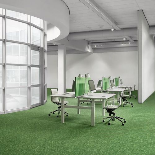 Carpete em placas - GRAIN - DESSO OFFICE - tufado / bouclê / sintético