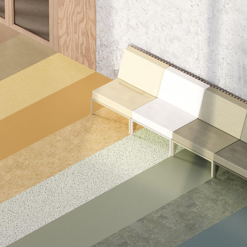 Revestimento de piso vinílico - ACCZENT EXCELLENCE COMPACT+  - DESSO OFFICE - para ambiente interno / para o setor terciário / em rolo