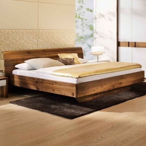 Cama de casal - RIO - ANREI - Reisinger GmbH - contemporânea / com cabeceira / com criado mudo