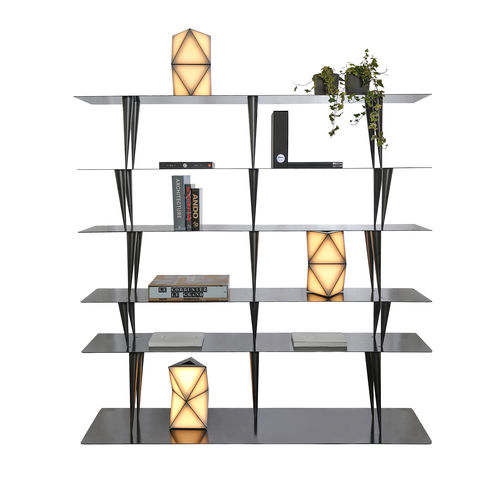 Estante de instalação livre - MORI - Tokio furniture & lighting - modular / contemporânea / metálica