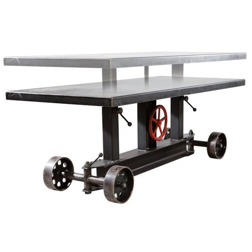 Mesa de design industrial - SL-015 - Waterman Meubelen B.V. (Sturdy-Legs) - em carvalho / em faia / em madeira de ácer