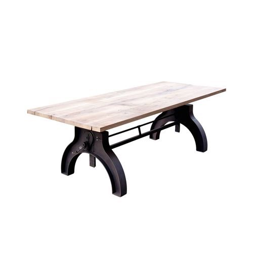 Mesa de design industrial - SL-011 - Waterman Meubelen B.V. (Sturdy-Legs) - em carvalho / em faia / em madeira de ácer