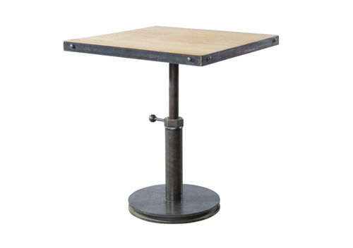 Mesa de lanchonete de design industrial - SL-027 - Waterman Meubelen B.V. (Sturdy-Legs) - em carvalho / em faia / em nogueira americana