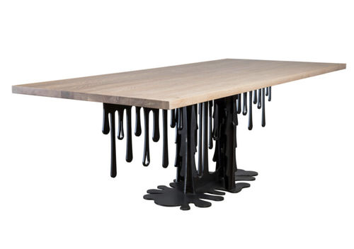 Mesa de design industrial - SL-037 - Waterman Meubelen B.V. (Sturdy-Legs) - em carvalho / em faia / em nogueira americana