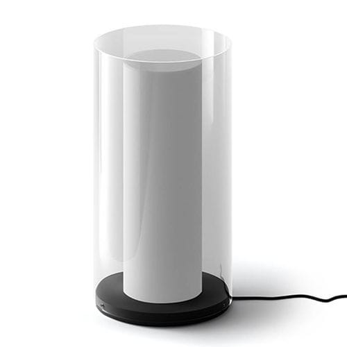 Luminária de mesa - Cilindri - DePadova - em vidro fosco / contemporânea / Wire