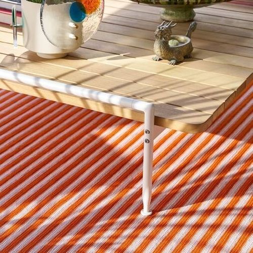 Tapete contemporâneo - SOLEIL - Cassina - listrado / em polipropileno / retangular