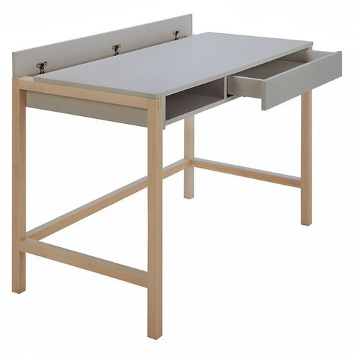 Mesa secretária contemporânea - NORTHGATE - Woodman Ltd. - em carvalho / em bétula / em laminado melamínico