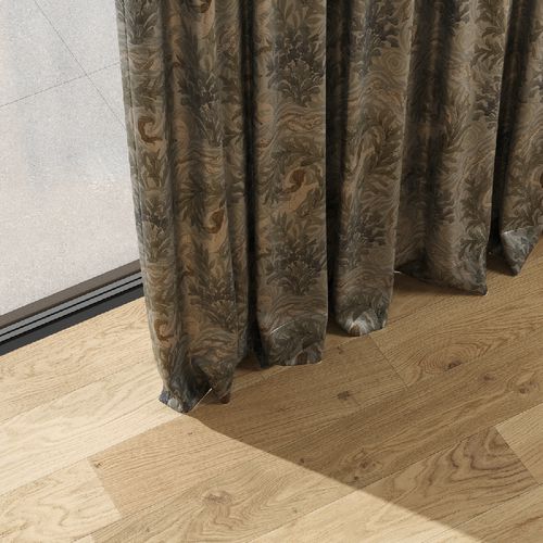 Tecido para estofados - FOLKLORE - Zimmer + Rohde GmbH - para cortinas / floral / em linho