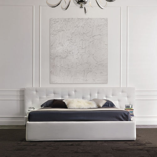 Cama de casal - CHANCE  - desiree divani - contemporânea / estofada / com cabeceira