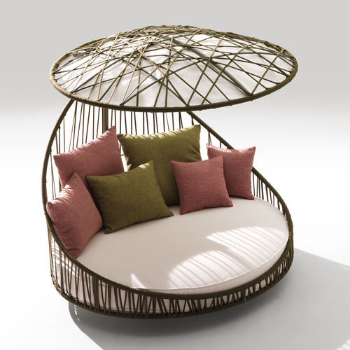 Sofá com cobertura - KOMOREBI - desiree divani - redondo / de design original / para ambiente externo