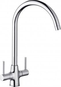Misturador bicomando de bancada - LOOP BM5700 - BLANCO GmbH + Co KG - em metal cromado / para cozinha / 1 furo