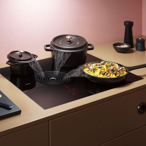 Cooktop de indução - S PURE PURSA - BORA Vertriebs GmbH & Co KG - 4 bocas / de embutir / com painel touch