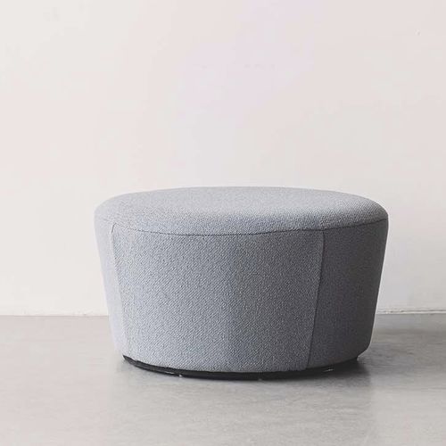 Puff contemporâneo - Naïve  - EMKO - em tecido / em couro / redondo