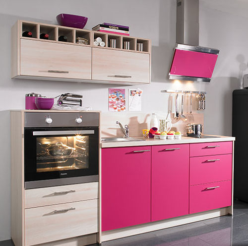 Cozinha contemporânea - PLAN - Express Küchen GmbH & Co. KG - em madeira / com ilha / com pegas