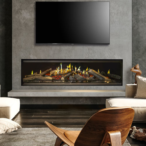 Lareira holográfica - E-one 160F - Kalfire Fireplaces - elétrica / de embutir / apoiada
