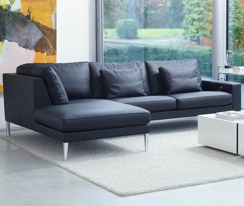 Sofá modular - Claro - Frank Sitzmöbel GmbH - contemporâneo / em tecido / em couro