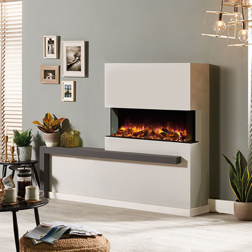 Lareira tipo inserto de canto - eReflex 110W - STOVAX & GAZCO - elétrica / contemporânea / com efeito de chamas