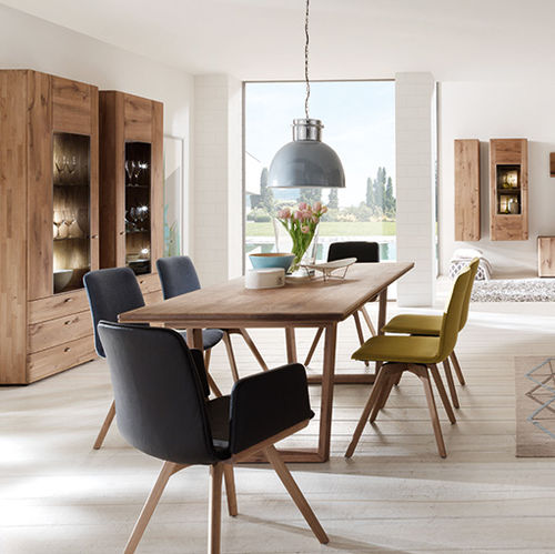 Mesa de jantar contemporânea - JON  - Hartmann Möbelwerke GmbH - em carvalho / retangular / extensível