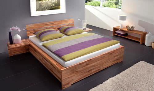 Cama de casal - ETTIMO - Hasena AG - contemporânea / em faia / em madeira tratada com óleo