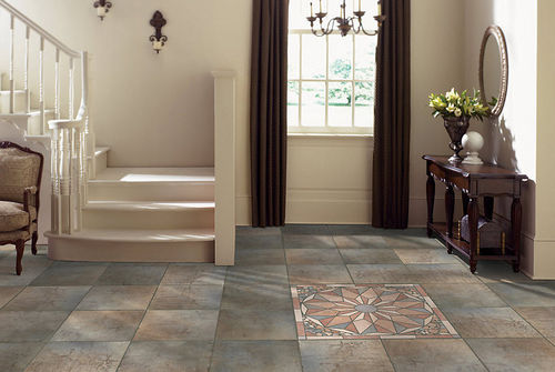 Placas de revestimento em grés porcelanato - QUARRY STONE - MOHAWK - esmaltada / para ambiente interno / de piso