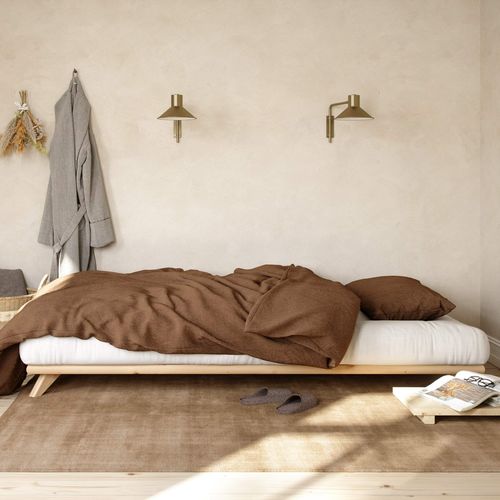 Cama de casal - SENZA - Karup Partners A/S - de solteiro / contemporânea / em pinho