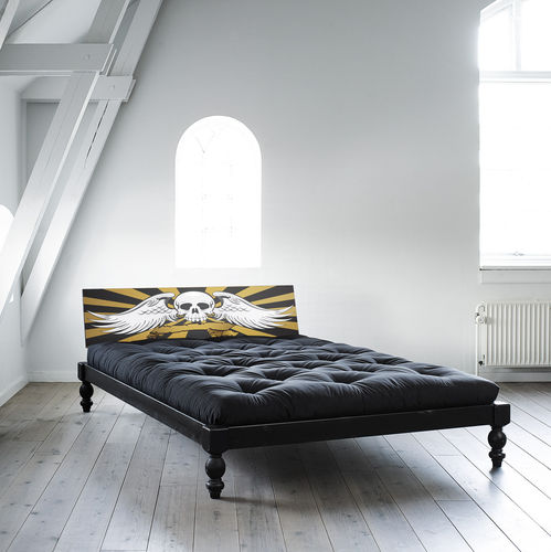 Cama de casal - ROCK-O - Karup Partners A/S - contemporânea / com cabeceira / em madeira
