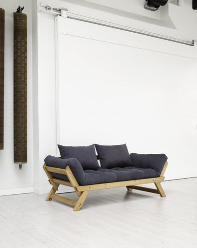 Sofá-cama - BEBOP - Karup Partners A/S - contemporâneo / futon / preto