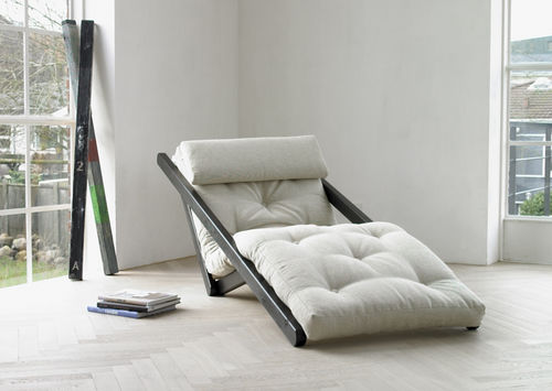 Chaise longue contemporânea - FIGO - Karup Partners A/S - em madeira / com encosto ajustável / rótulo ecológico FSC