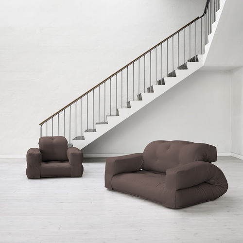 Sofá-cama - HIPPO - Karup Partners A/S - contemporâneo / em tecido / futon