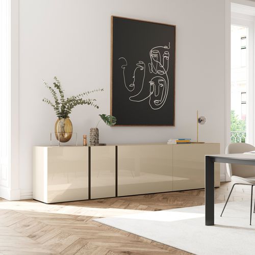 Buffet aparador com pés altos - ALEA - Kettnaker GmbH & Co. KG Möbel-Manufaktur - contemporâneo / em madeira laqueada / em alumínio