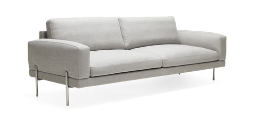 Sofá contemporâneo - ARMILLA - Ire Möbel AB - cinza / em aço / de 2 lugares