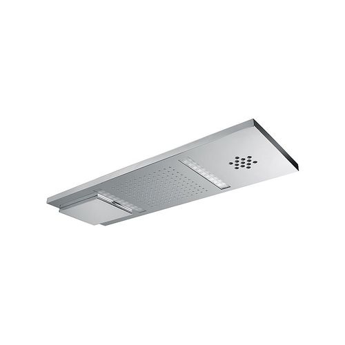 Cabeça de chuveiro de embutir no teto - 55609 - F.lli Frattini - retangular / tipo chuva / em cascata