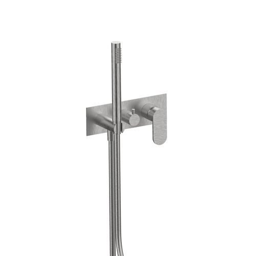 Misturador monocomando para box de banheiro - 79529V2 - F.lli Frattini - de embutir / em aço inoxidável / para banheiro