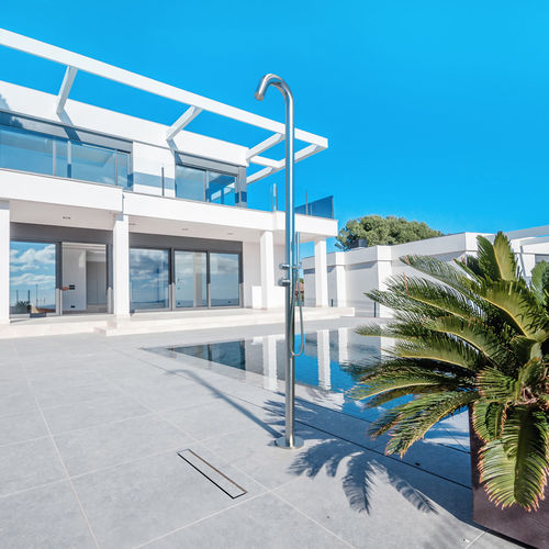 Chuveiro externo clássico - CR-2000 - nivito - para piscina / em aço inoxidável / da linha residencial