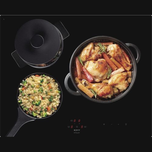 Cooktop de indução - COMFORT - NOVY N.V. - 3 bocas / de embutir / com painel touch