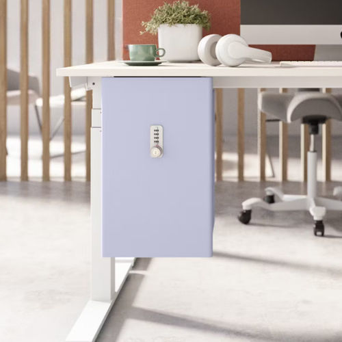 Módulo de gavetas para escritório laminado - BUDDY - BISLEY - com porta de abrir / com chave