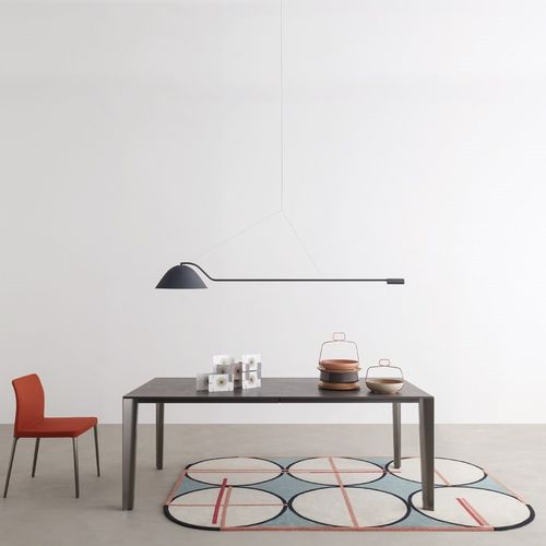 Mesa contemporânea - SKIN - DESALTO spa - em MDF / metálica / em cerâmica