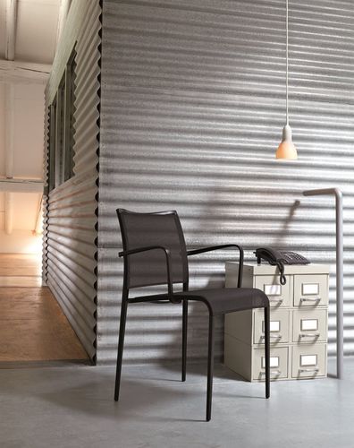 Cadeira contemporânea - SAND LIGHT - DESALTO spa - para ambiente externo / para ambiente interno / em tela